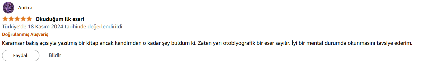 Kullanıcı Yorumu